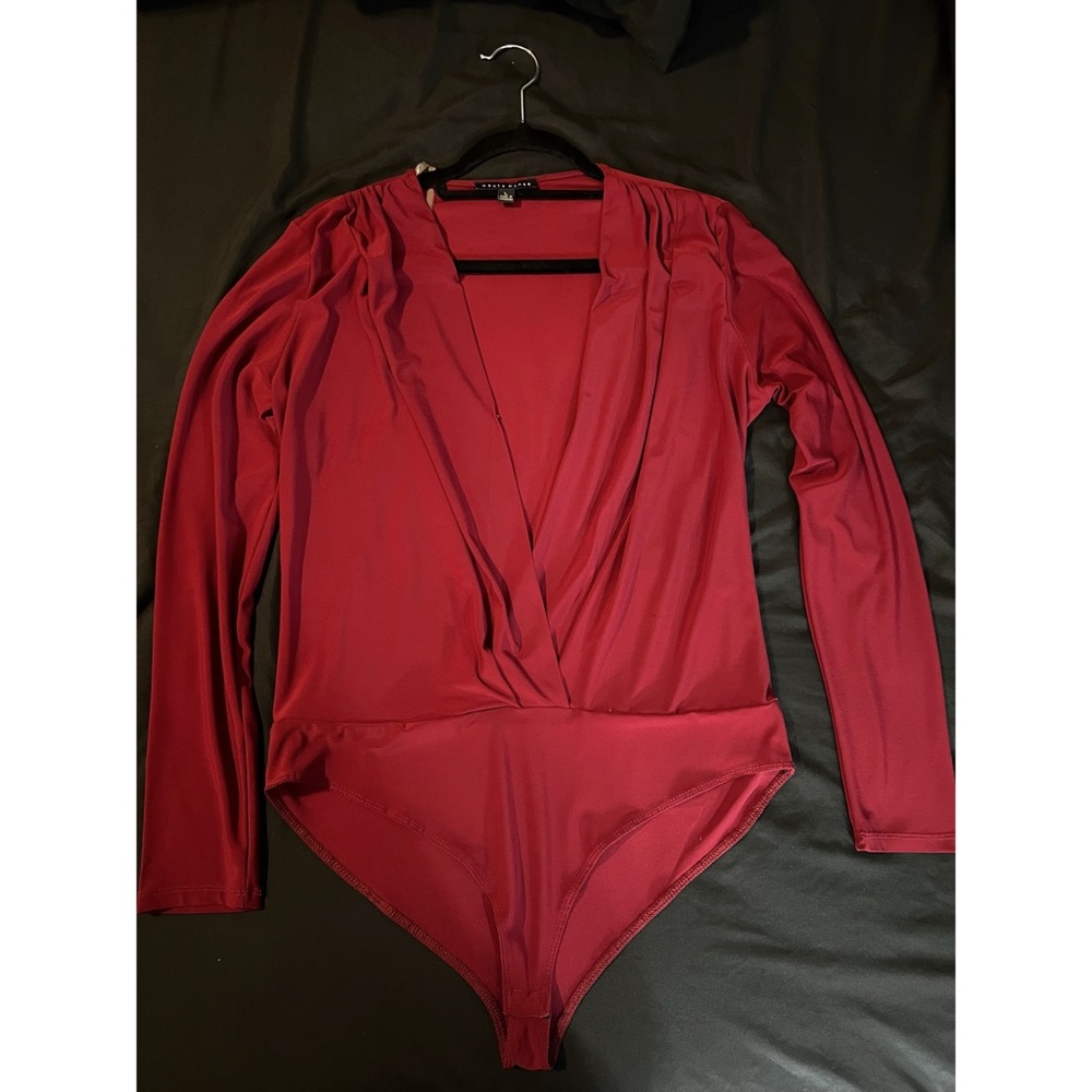 Maroon bodysuit